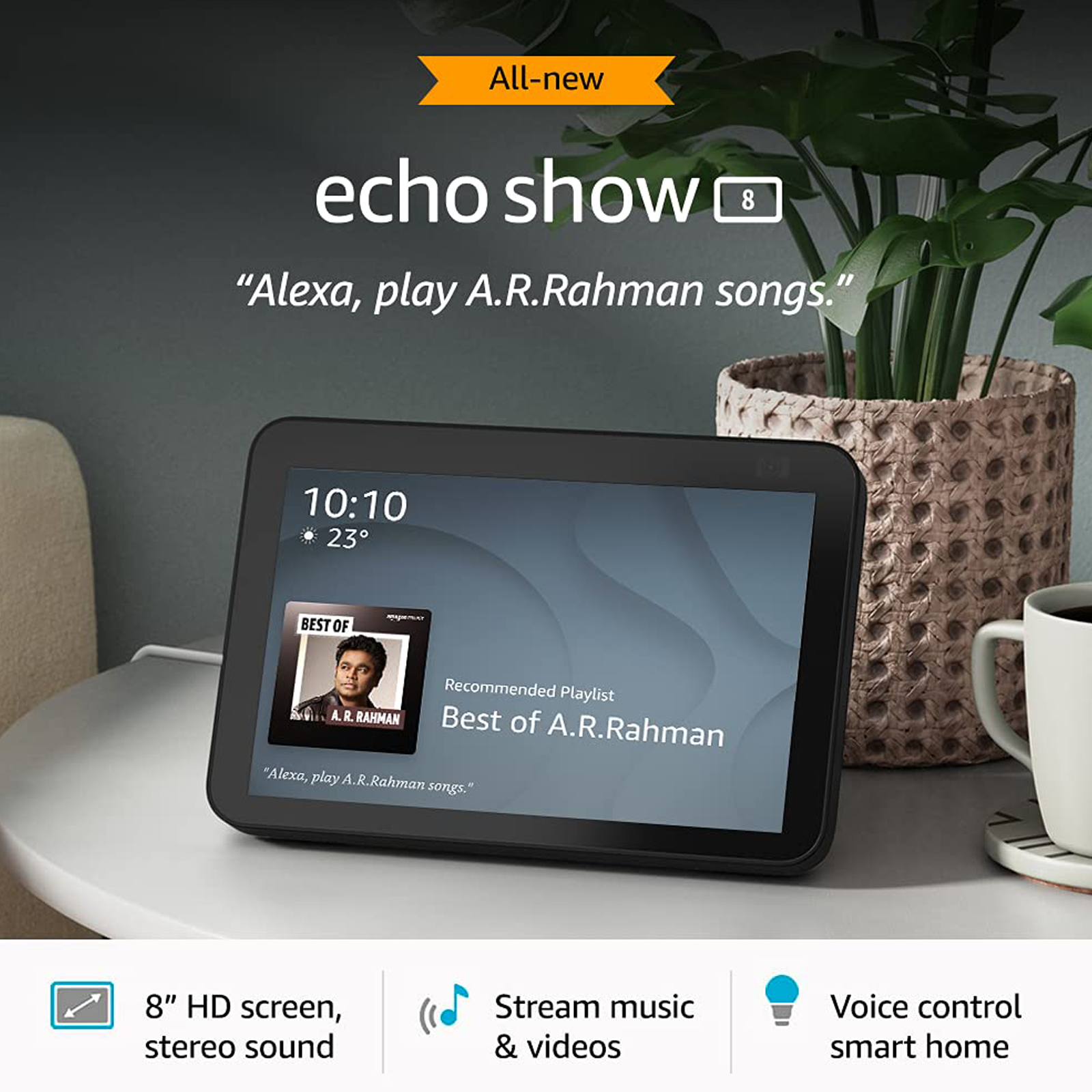 Amazon echo hot sale show music